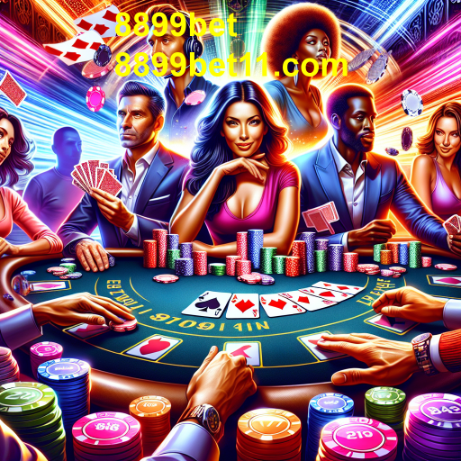 Atração dos Jogos de Cartas em 8899bet