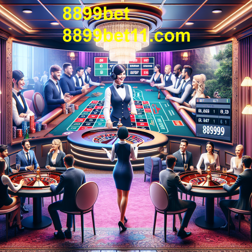 Experimente a Emoção do Cassino ao Vivo no 8899bet